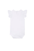 Milky white broderie frill bodysuit available from www.thecollectivenz.com