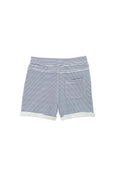 Milky stripe fleece shorts available from www.thecollectivenz.com