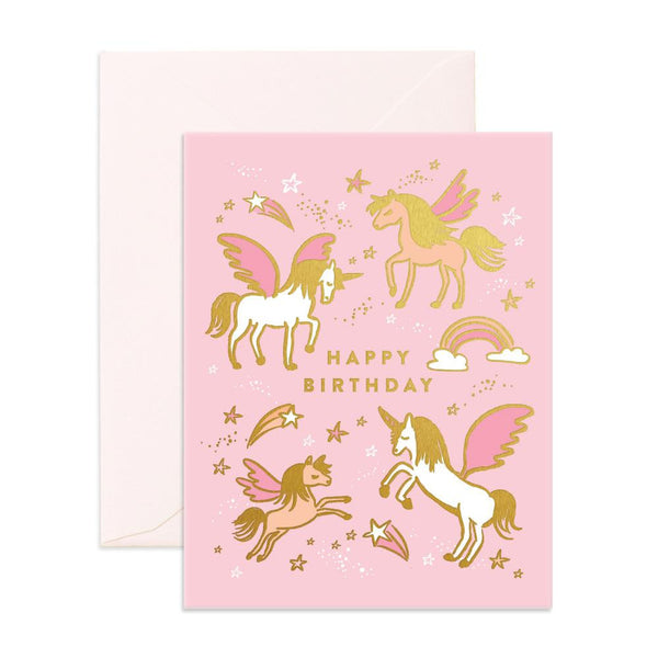 Happy Birthday - Unicorn / Card
