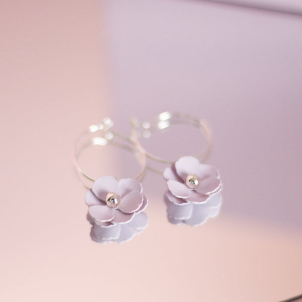 Willow collective blossom hoop earrings available from www.thecollectivenz.com