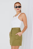 Re:Union saintly linen mini skirt available from www.thecollectivenz.com
