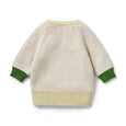 Wilson & Frenchy almond knitted jacquard jumper available from www.thecollectivenz.com