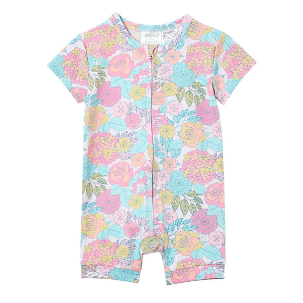 Milky Azalea Zip Romper available from www.thecollectivenz.com