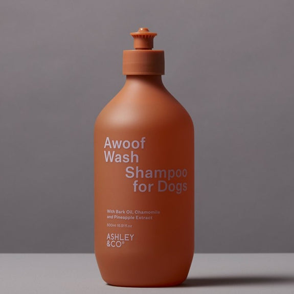 Ashley & Co awoof dog shampoo available from www.thecollectivenz.com