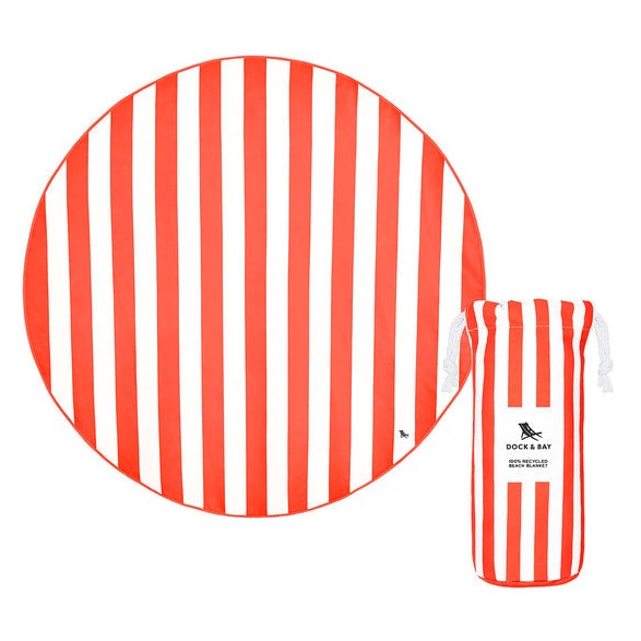 Dock & Bay quick drying round towel available from www.thecollectivenz.com