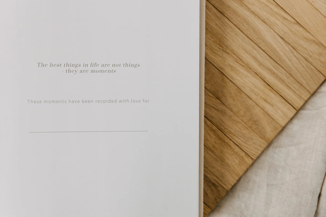Hold the moments - Family Keepsake Journal | Olive + Page