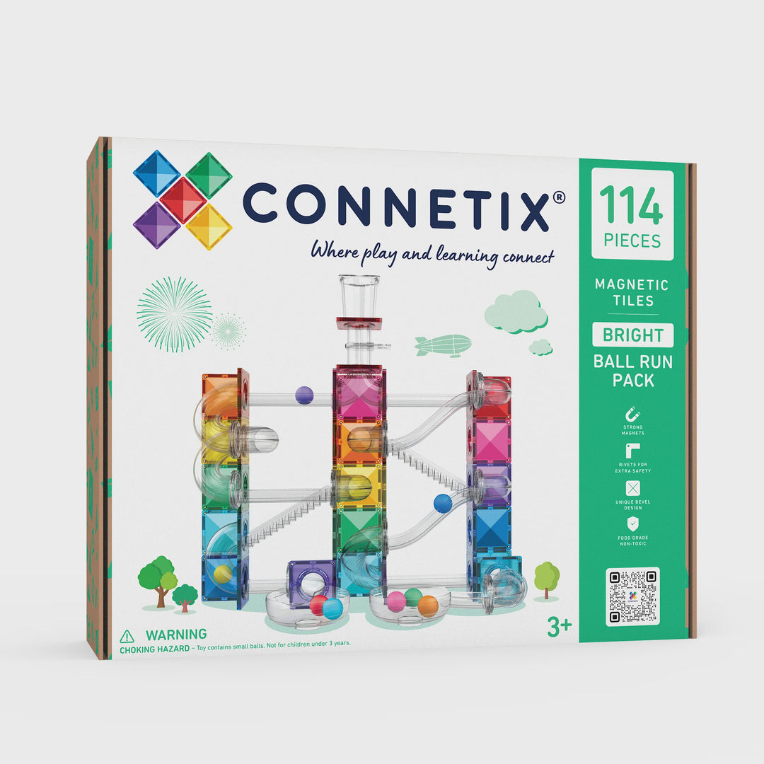 Connetix Ball Run Bright Pack 114 pc
