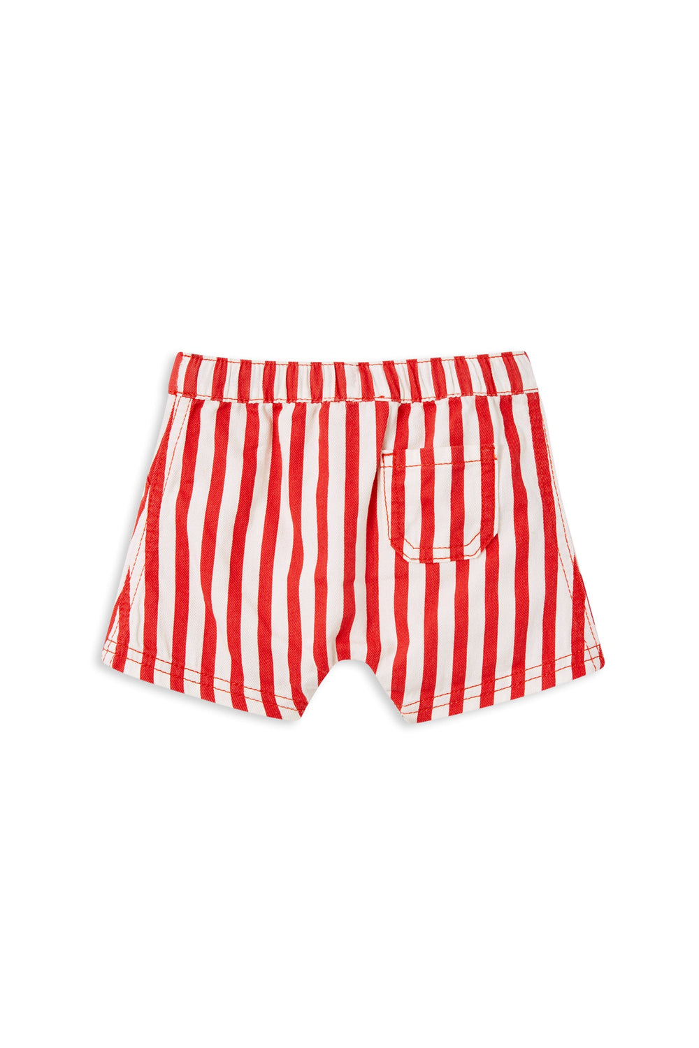Milky red stripe shorts available from www.thecollectivenz.com