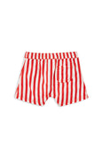 Milky red stripe shorts available from www.thecollectivenz.com