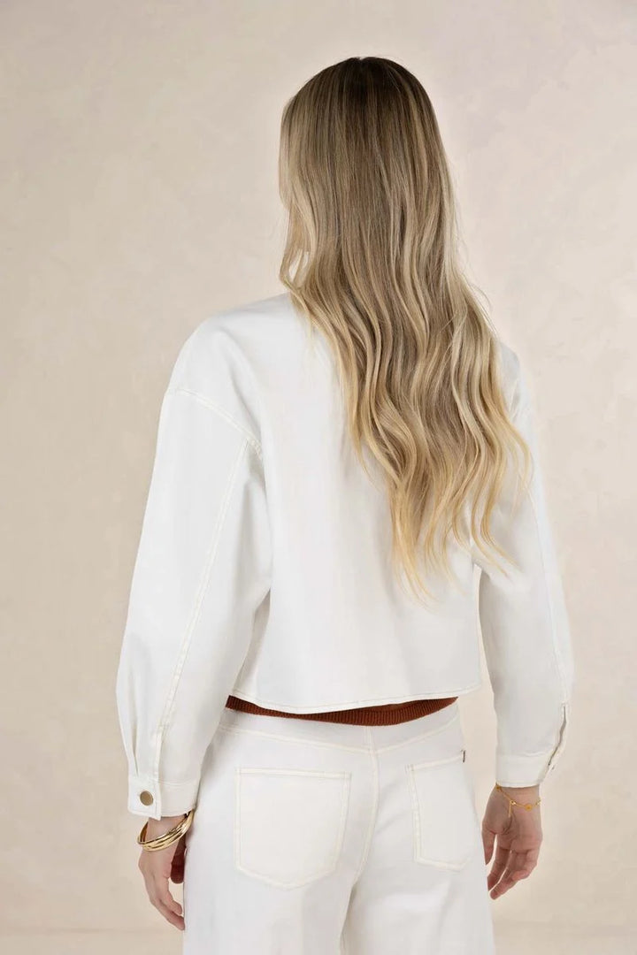 Ivy Denim Jacket Ivory | Humidity