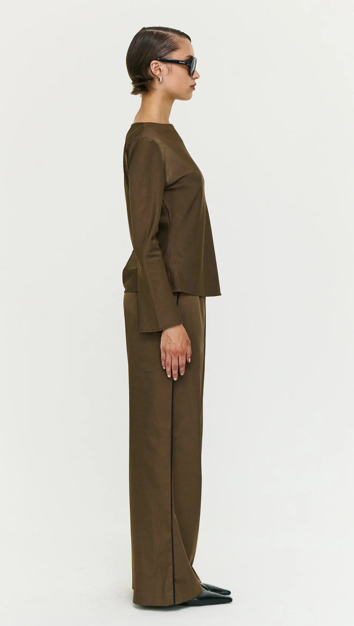 Dakota Bias Top - Espresso
