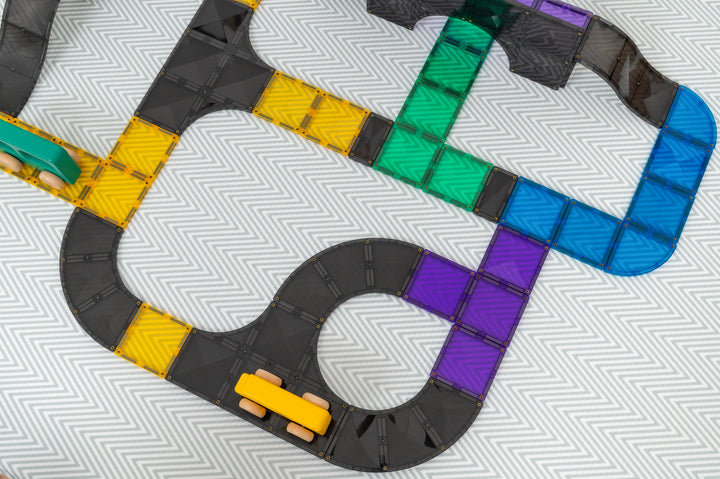 Connetix Roads / Ramps & Intersections  pack 16pc