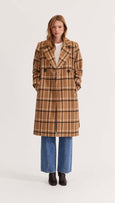 Staple the label heston check coat available from www.thecollectivenz.com