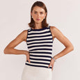 Staple the label Loren Stripe Knit Tank available from www.thecollectivenz.com