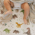 Little Unicorn Knit Cot Sheet - Dino Pals