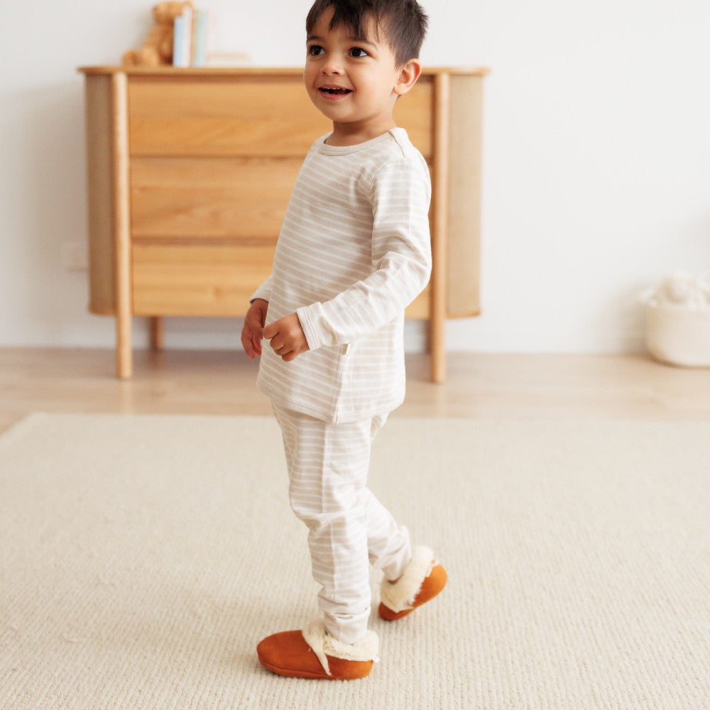 Woolbabe Lambskin Booties - Rimu