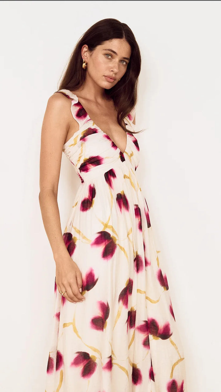 Emery Ruffled bias Maxi Dress | Minkpink