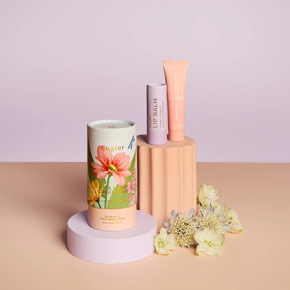 Lip & Hand Cream Duo - Limited Edition - White Florals & French Pear