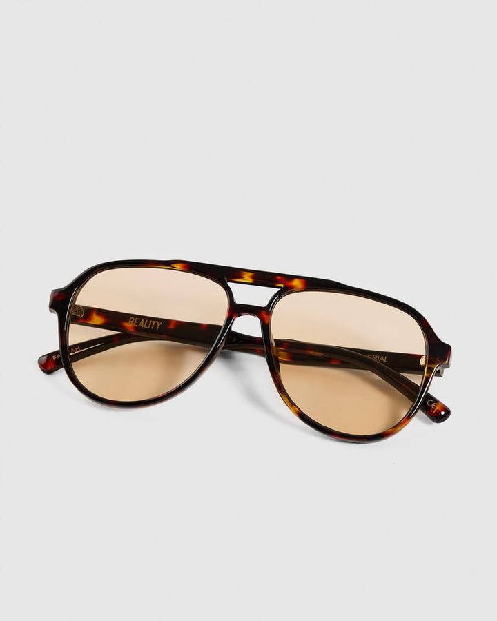 Farrah Amber Turtle Sunglasses | Reality