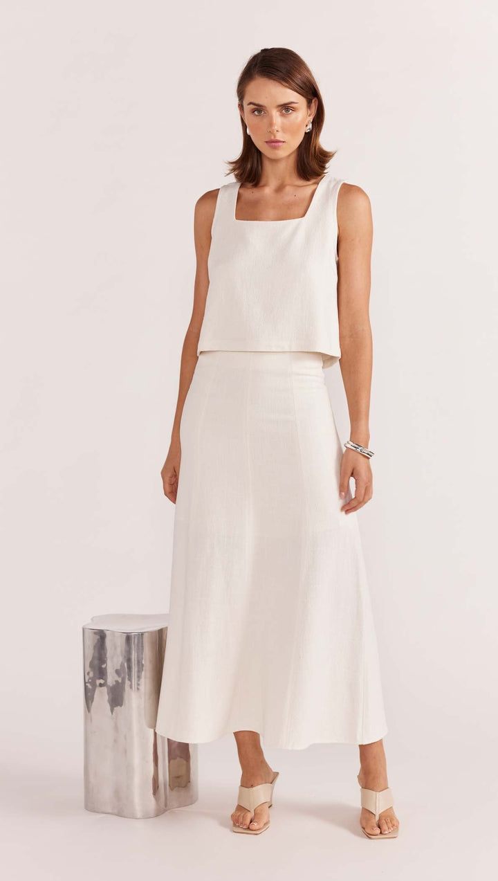 Staple the label haze midi skirt available from www.thecollectivenz.com