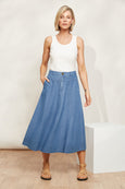 Eb & Ive Playa Midi Skirt available from www.thecollectivenz.com