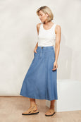 Eb & Ive Playa Midi Skirt available from www.thecollectivenz.com