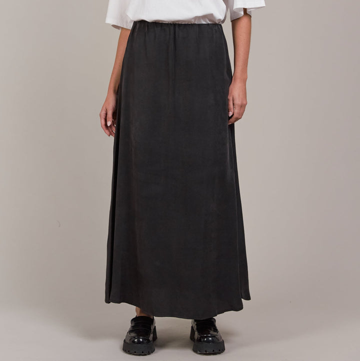 Made from a rich cupro blend, the Eden Skirt is your ideal choice for sophisticated outings.  Available from www.thecollectivenz.com