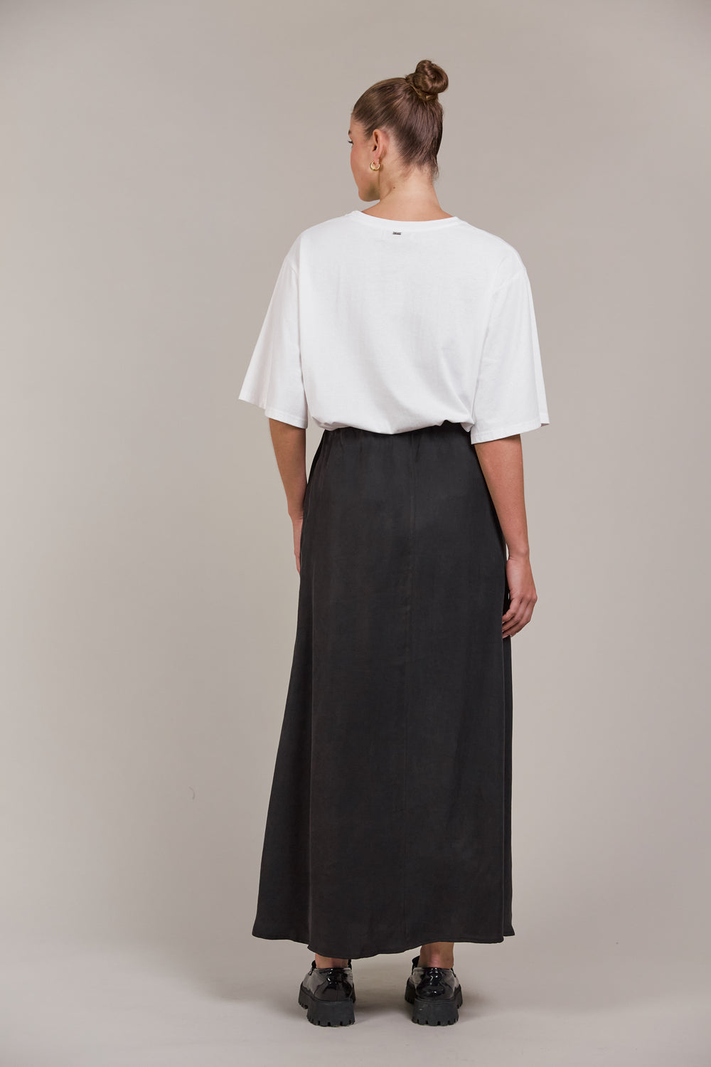 Made from a rich cupro blend, the Eden Skirt is your ideal choice for sophisticated outings.  Available from www.thecollectivenz.com