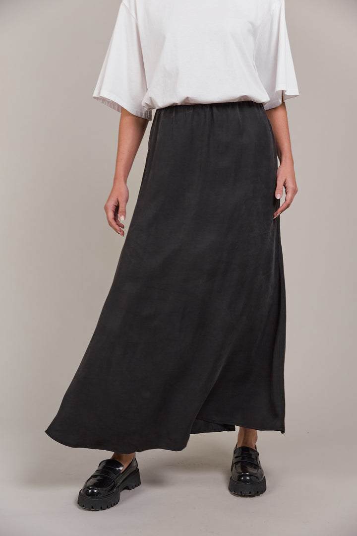Made from a rich cupro blend, the Eden Skirt is your ideal choice for sophisticated outings.  Available from www.thecollectivenz.com