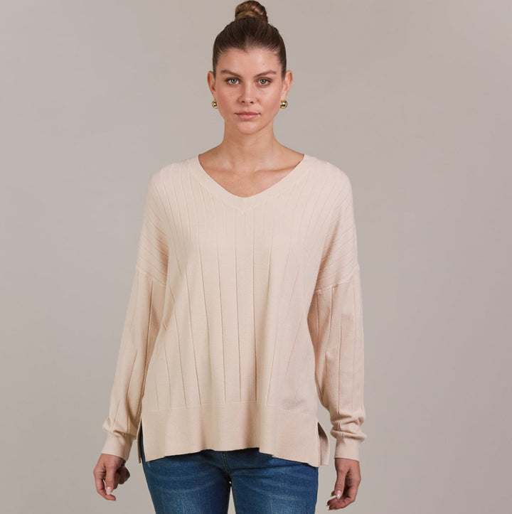 Palmer Relaxed Knit - Ecru / OS (LAST SIZE)