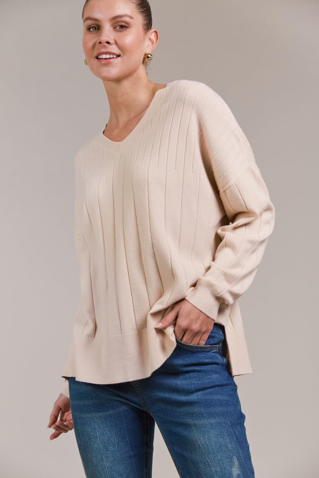 The Palmer Relaxed Knit is designed to seamlessly fit your lifestyle, quickly becoming a key piece in your winter wardrobe. Available from www.thecollectivenz.com