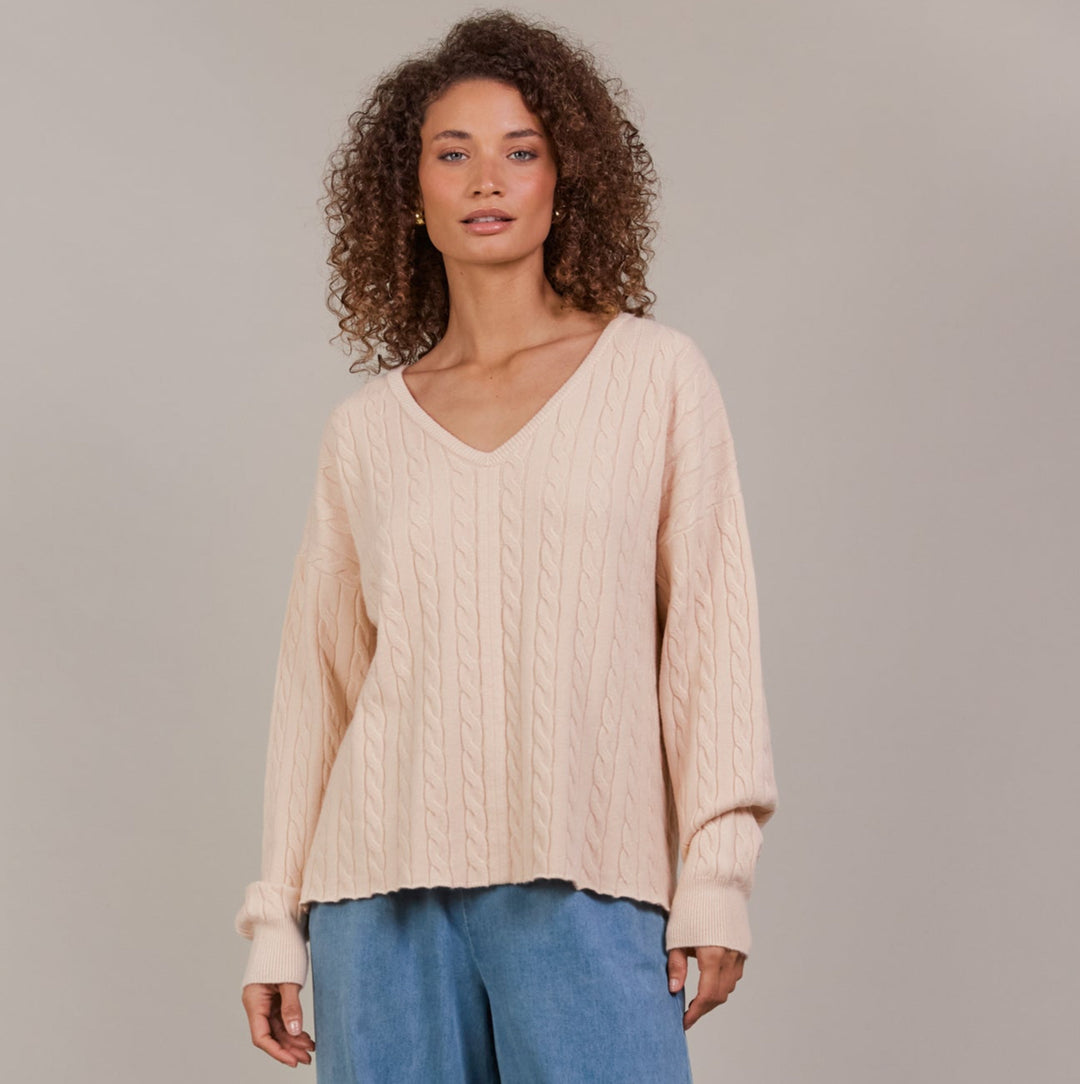 With its superior softness, the Palmer Cable Knit is the ultimate choice for chilled winter weekends. Available from www.thecollectivenz.com