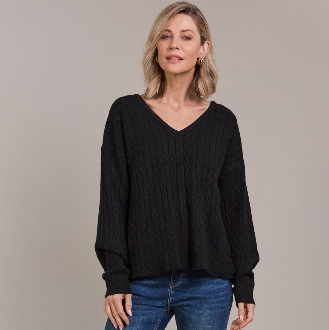 With its superior softness, the Palmer Cable Knit is the ultimate choice for chilled winter weekends. Available from www.thecollectivenz.com