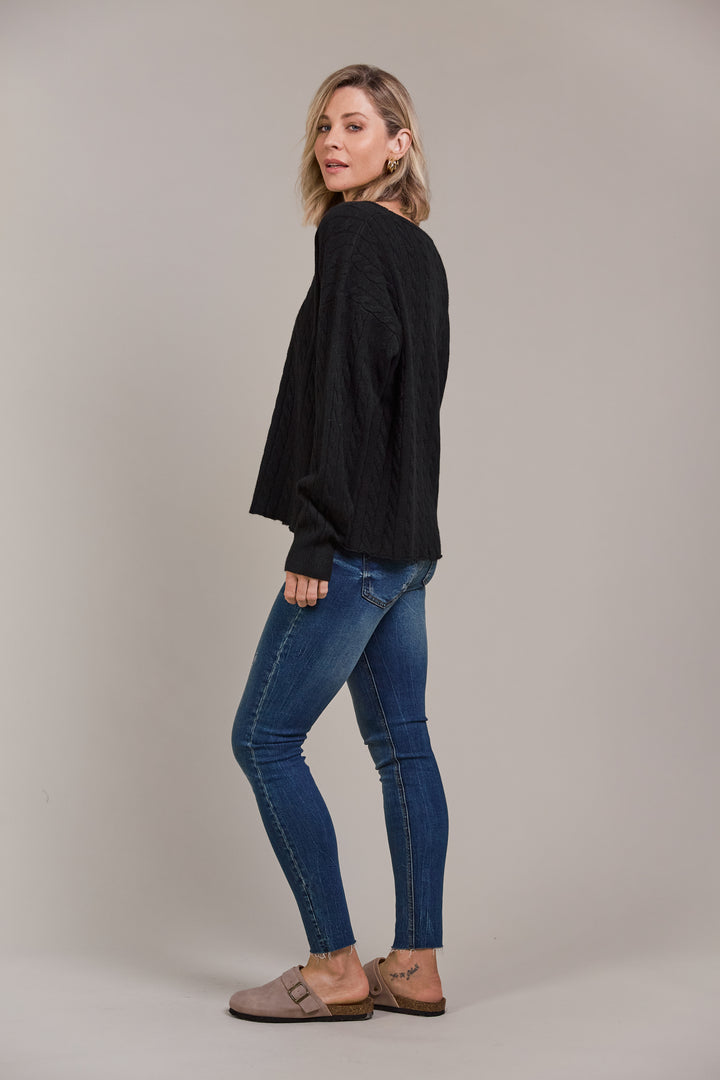 With its superior softness, the Palmer Cable Knit is the ultimate choice for chilled winter weekends. Available from www.thecollectivenz.com