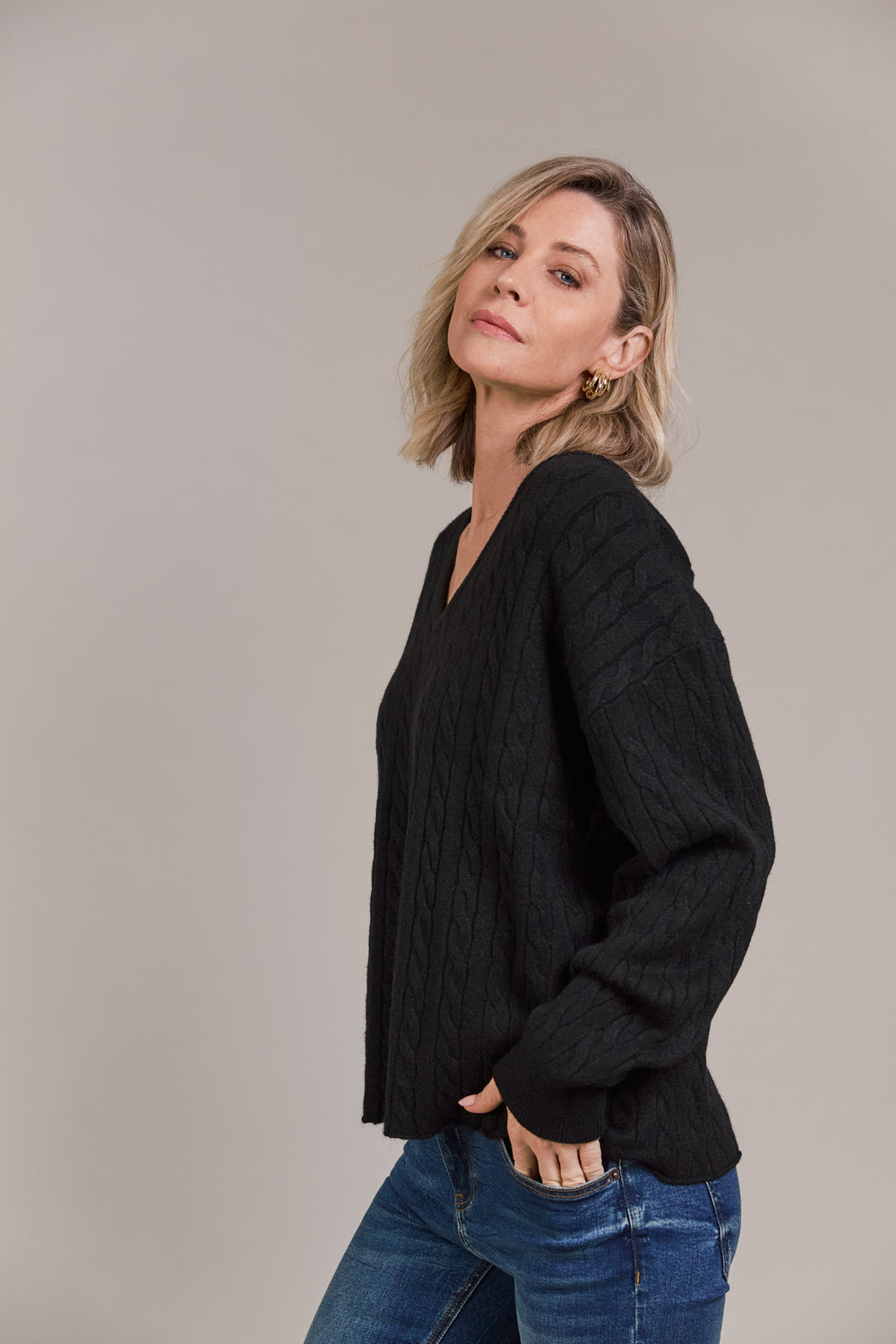 With its superior softness, the Palmer Cable Knit is the ultimate choice for chilled winter weekends. Available from www.thecollectivenz.com