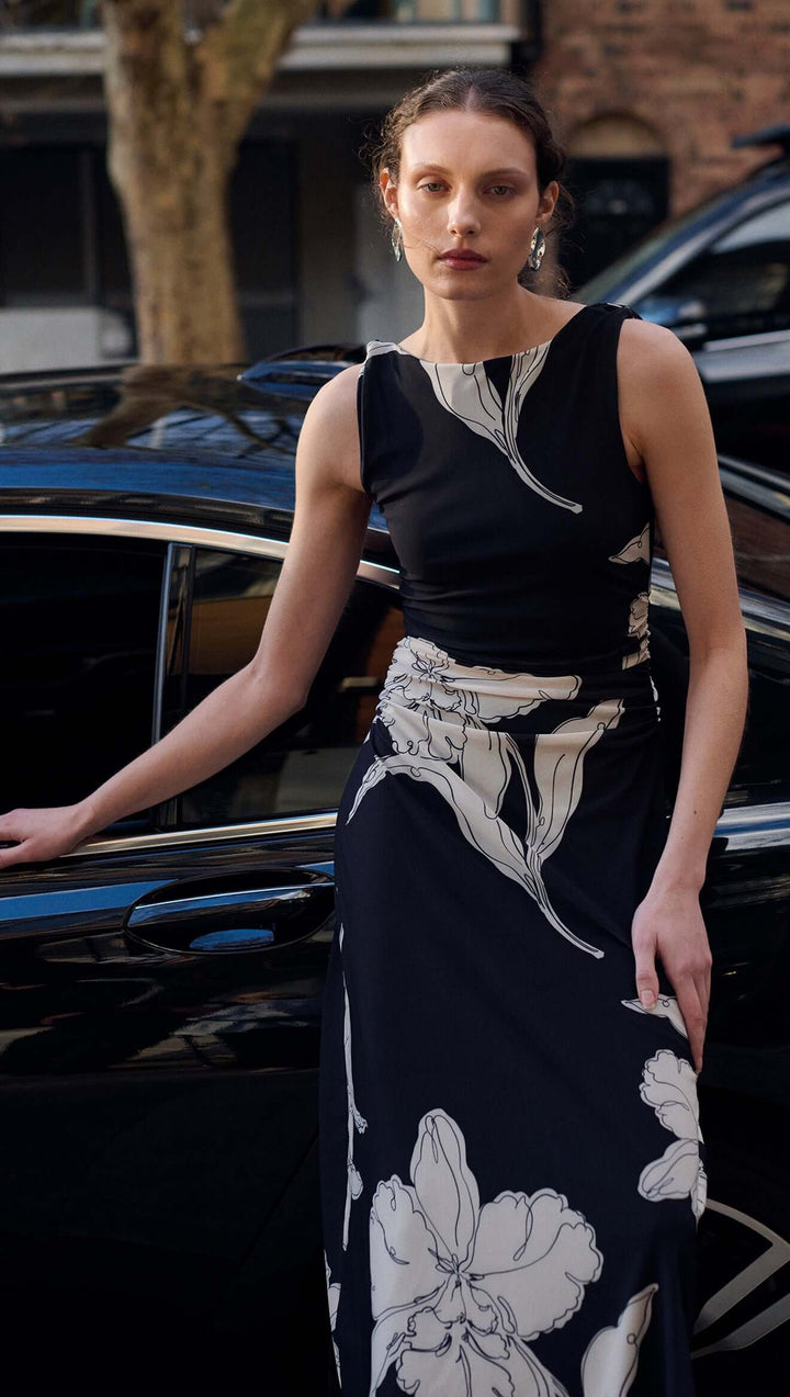 Staple The Label Veda Mesh Midi Dress