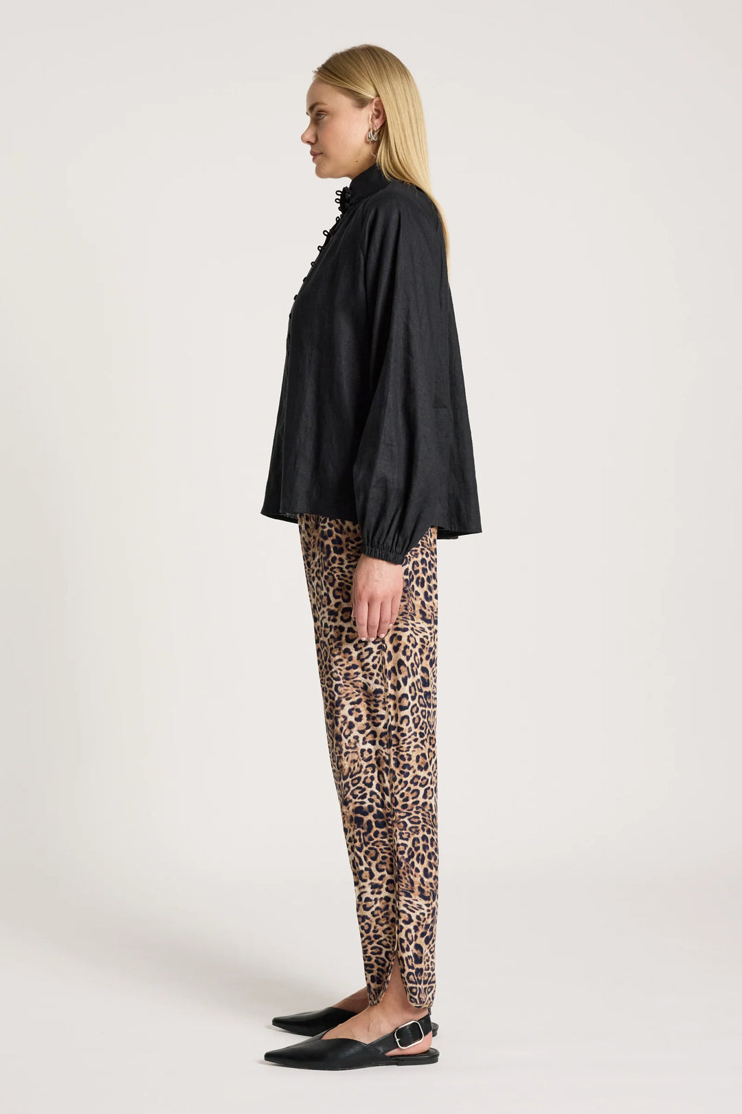Bajau Button Shirt - Black