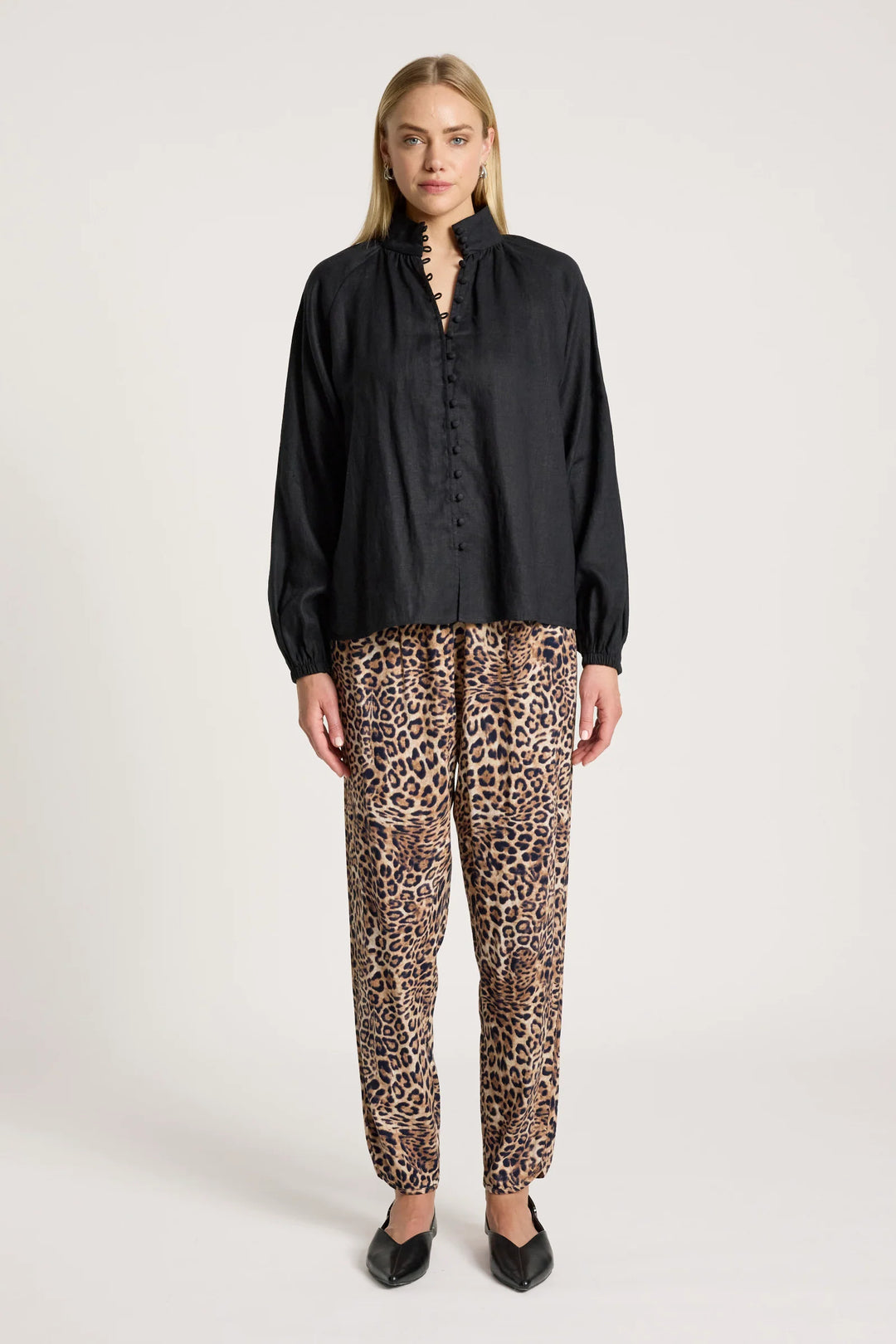 Bajau Button Shirt - Black