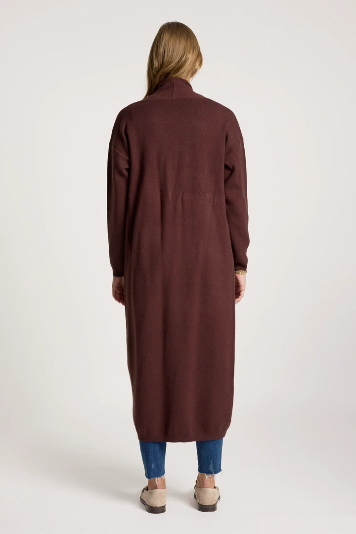 Zala Cardigan - Mahogany