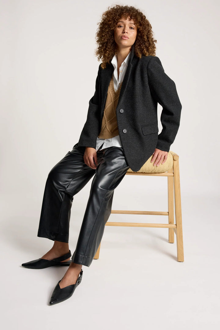 Sable Blazer - Charcoal