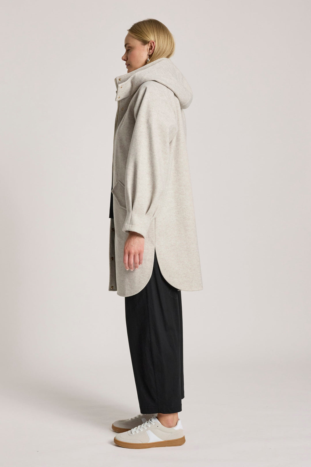 Sable Hood Jacket - Bisque