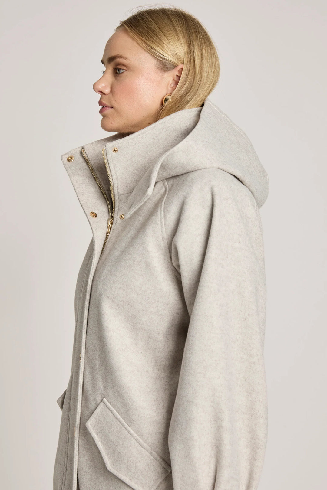 Sable Hood Jacket - Bisque