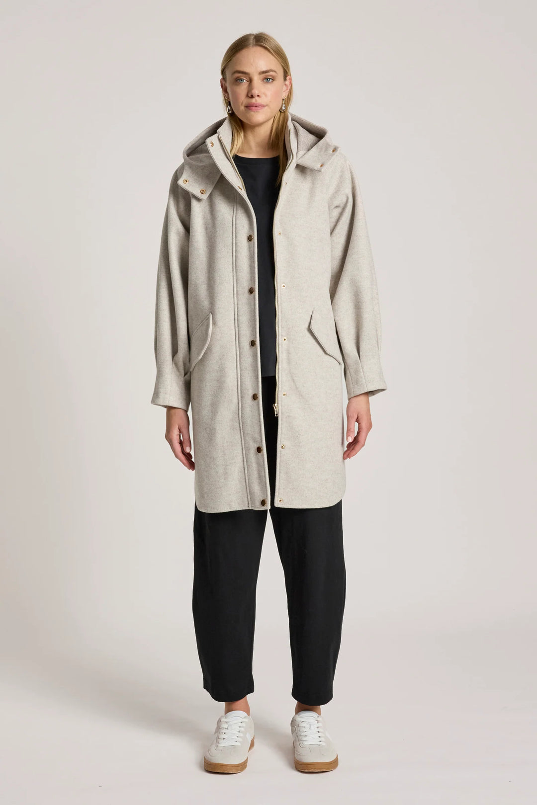 Sable Hood Jacket - Bisque