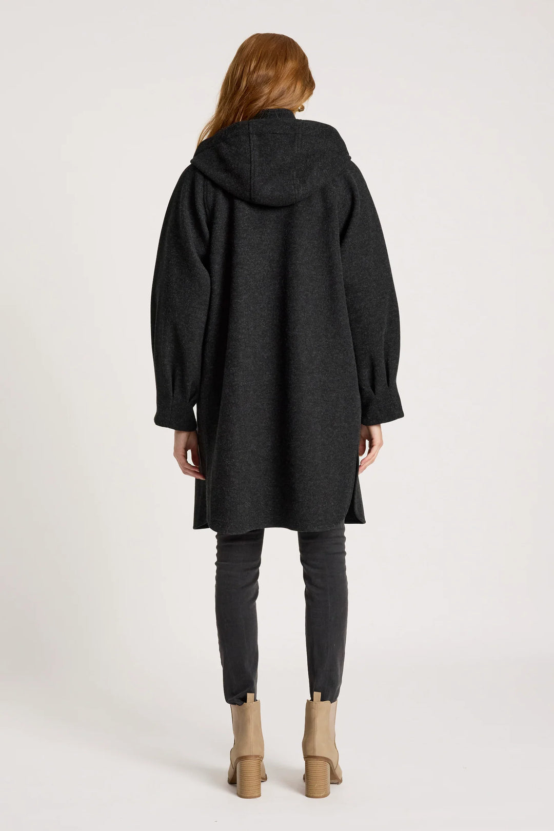 Sable Hood Jacket - Charcoal