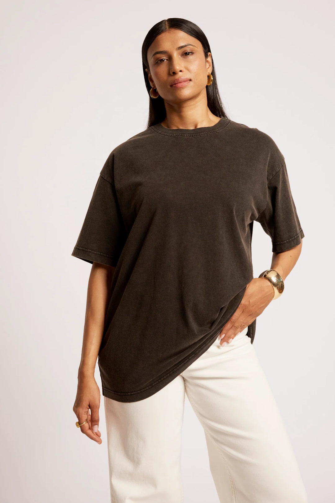 Eb + Ive Caldera Oversize Tshirt - Black