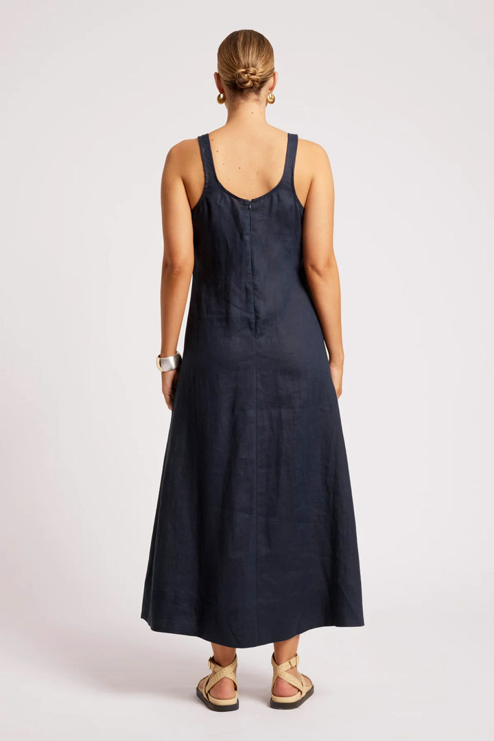 Eb + Ive Cove Tank Maxi Dress - Indigo