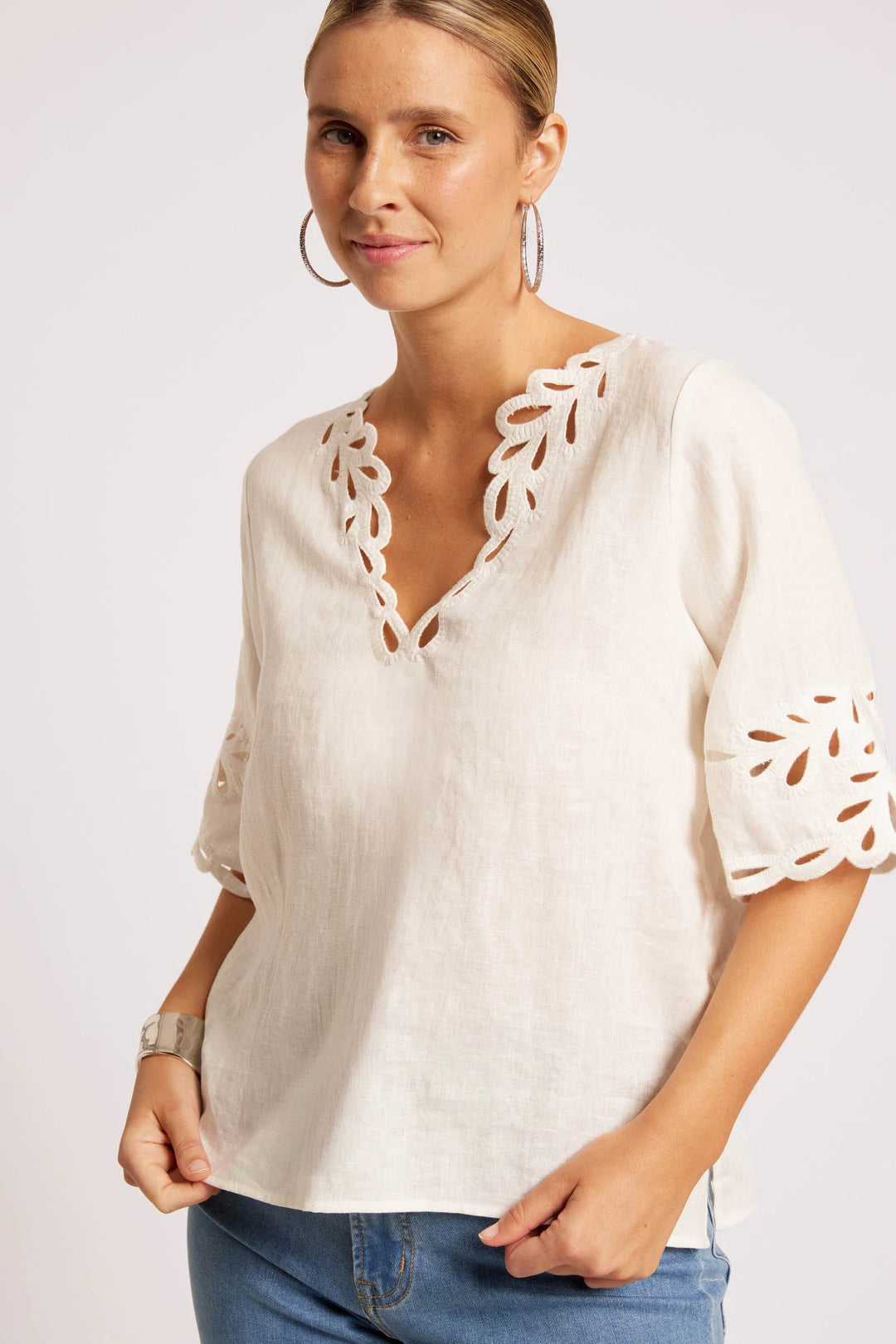 Eb + Ive Maris Top - White