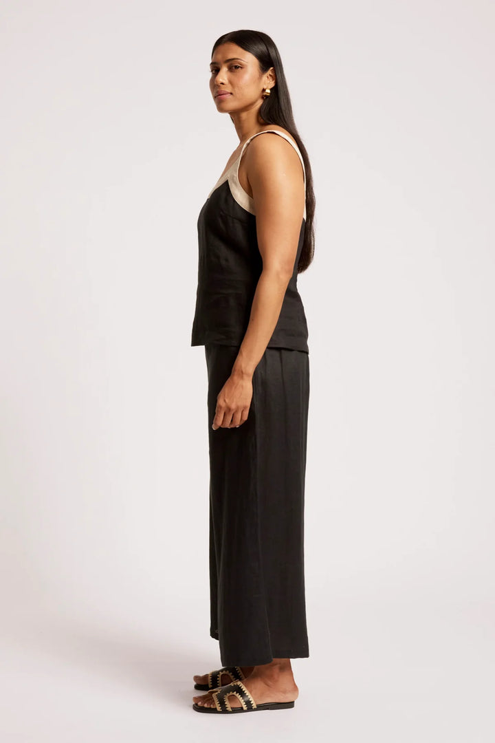 Eb + Ive Maris Splice Tank - Black / Tusk