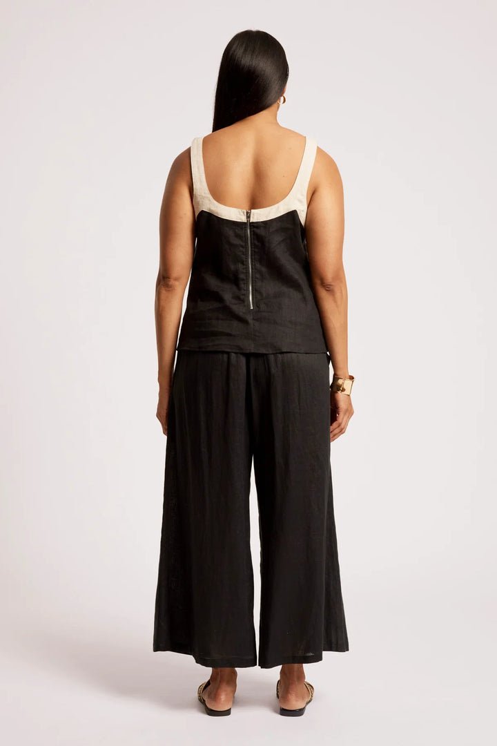 Eb + Ive Maris Splice Tank - Black / Tusk