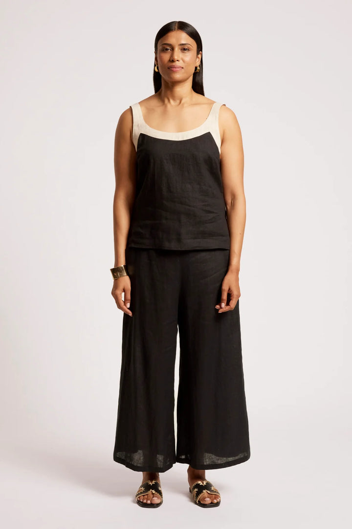 Eb + Ive Maris Splice Tank - Black / Tusk